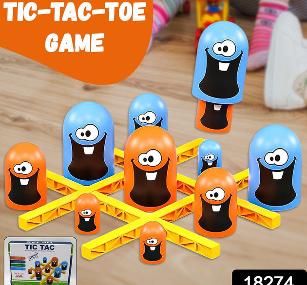 Tic-Tac-Toe Game, Gobble Game, Board Game Indoor (1 Set)