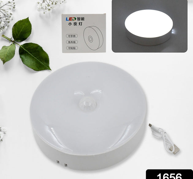 Round Shape 8 LED Motion Sensor Induction Led Light