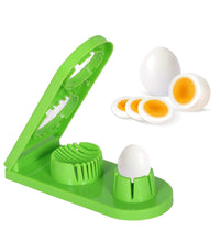 Double cut egg cutter, stainless steel wire for precision slicing