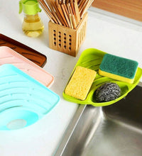 Kitchen corner drain shelf, triangular sink strainer for versatile use.