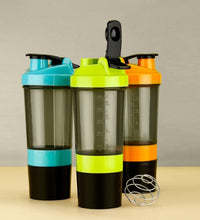 Shaker bottle for mixing protein shakes