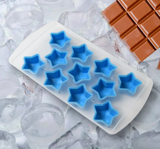 Silicone Mold Ice Cube Tray Creative Sweet Multi Type Ice Tray , Ice Cube Trays Multi Fruit Shape Ice Tray (1 Pc)