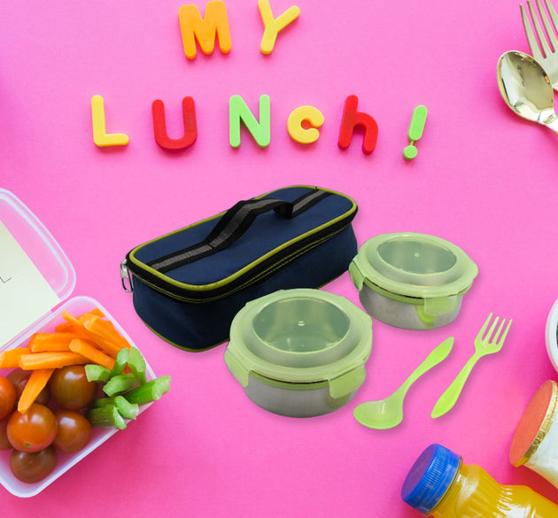 AIRTIGHT & LEAK PROOF STAINLESS STEEL CONTAINER MULTI COMPARTMENT LUNCH BOX CARRY TO ALL TYPE LUNCH IN LUNCH BOX & PREMIUM QUALITY LUNCH BOX IDEAL FOR OFFICE , SCHOOL KIDS & TRAVELLING IDEAL