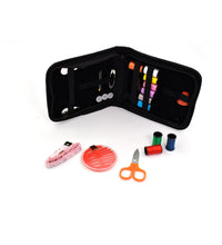 Sewing kit with various tools and accessories