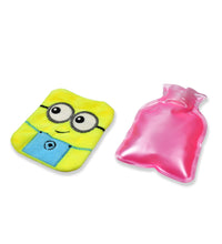 Minions-themed hot water bag for menstrual cramps and hand warmer