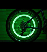 LED light valve caps for bicycle or car tires