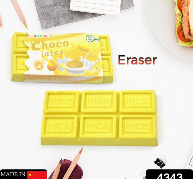 Chocolate Shaped Erasers for Kids - Soft Erasers for School & Office