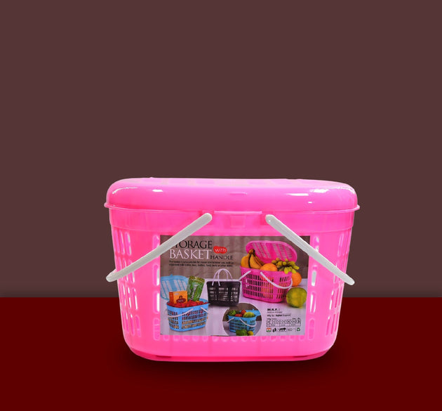 Multipurpose basket for storage or picnic use