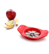 Ganesh plastic and stainless steel apple cutter, colors may vary.