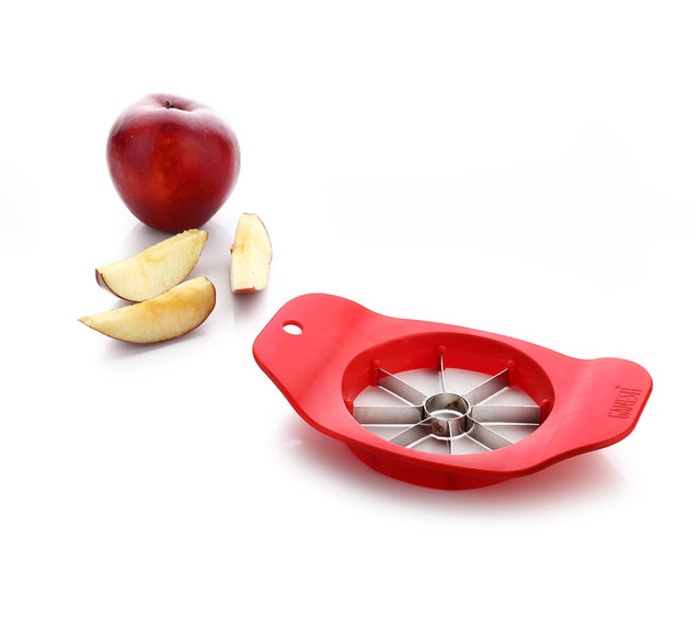 Ganesh plastic and stainless steel apple cutter, colors may vary.