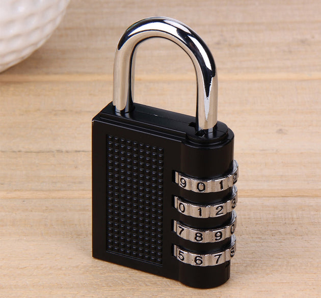 4-digit security padlock.