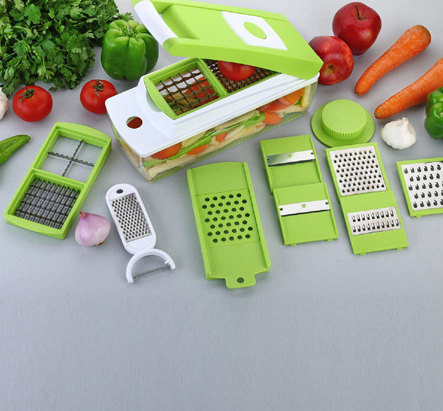 House of Sensation Snowpearl 14-in-1 quick dicer, various views.