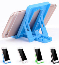 Durable stand for mobile phones, included in a set of 50