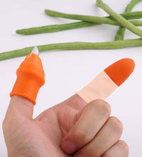 Handy thumb cutter with sharp blades for efficient vegetable preparation