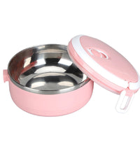 One layer stainless steel lunch box for hot food.