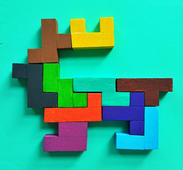 Wooden mind game designed for kids, featuring colorful and engaging gameplay.