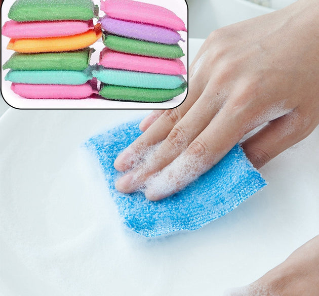 Scratch-proof kitchen scrubber pad, pack of 12, for safe and effective cleaning.