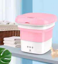 Mini foldable washing machine, compact and portable