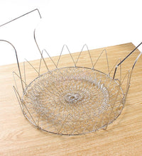 Collapsible strainer basket