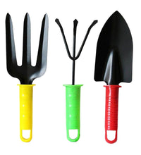 Brightly colored garden tool set for simple gardening tasks