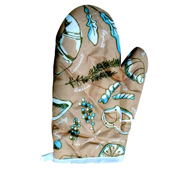 Protective non-slip oven glove for baking and cooking