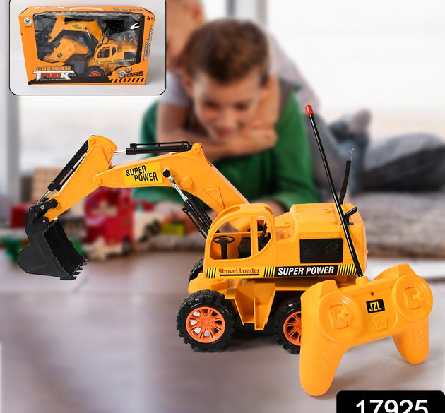 Plastic JCB Construction Toy Remote Control JCB Toys for Kids Boys, Super Power Remote Control JCB Truck Construction Toy (1 Set)