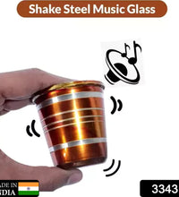 Baby musical toy glass, stainless steel with bell sound