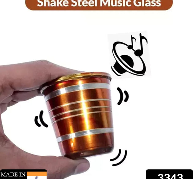 Stainless steel musical glass for kids with bell sound