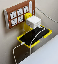 Wall holder stand for charging mobile.