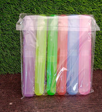 Anti-bacterial toothbrush holders, 6-piece set for travel