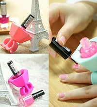 Nail polish stand with ring, manicure accessory