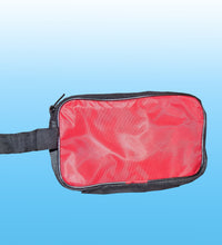 Red travel hand pouch