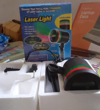 Laser light projector for various celebrations