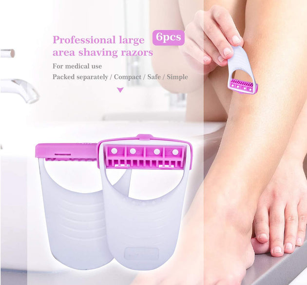 Disposable Body Skin Hair Removal Razor for Women  Pack of 6