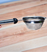 Tea and juice strainer made of stainless steel