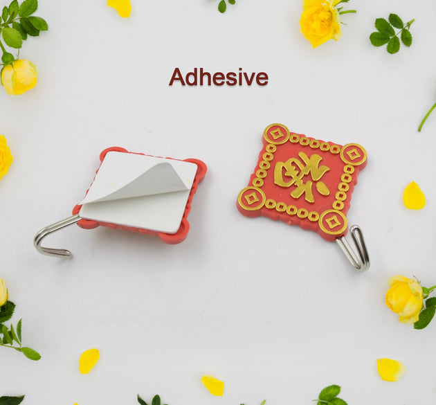 Multipurpose Self-Adhesive Hooks (Heavy Duty): Bathroom, Kitchen, Office