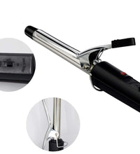 Adjustable temperature curling rod for perfect curls.