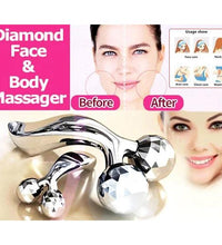 3D roller massager for facial skin care.