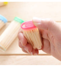 High-quality bamboo toothpicks with a convenient box.