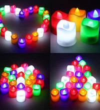 Decorative LED tealight candles, ideal for parties and events