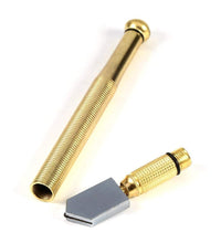 Gold metal cutter for glass, professional quality.