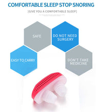 Anti-snoring and air-purifying nose clip for restful sleep