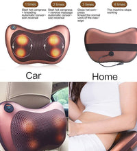 Massage pillow with soothing heat and massage function.