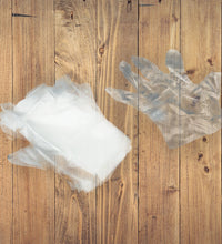 Clear plastic gloves pack for multipurpose use