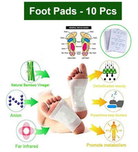 Detox foot pads with ginger & salt.