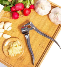 Stainless steel garlic crusher and masher