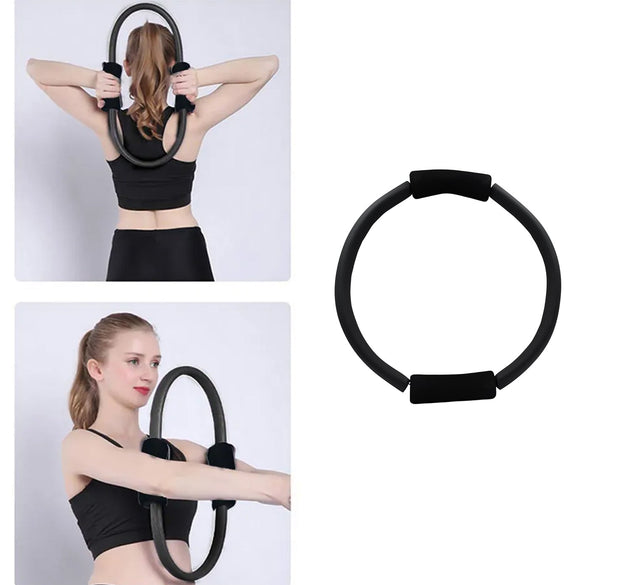 Fitness ring for workout, yoga, and pilates, home exercise equipment.