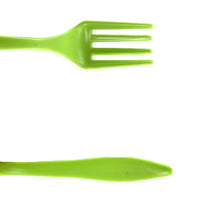 6-piece plastic serving fork set.