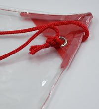 Clear plastic pouch, waterproof, for concerts, sports, and travel use.