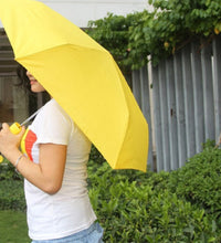 Stylish and foldable banana umbrella, mini size.